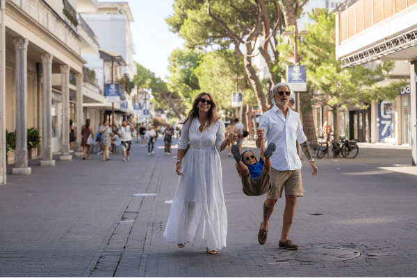 Passeggiata in Viale Ceccarini